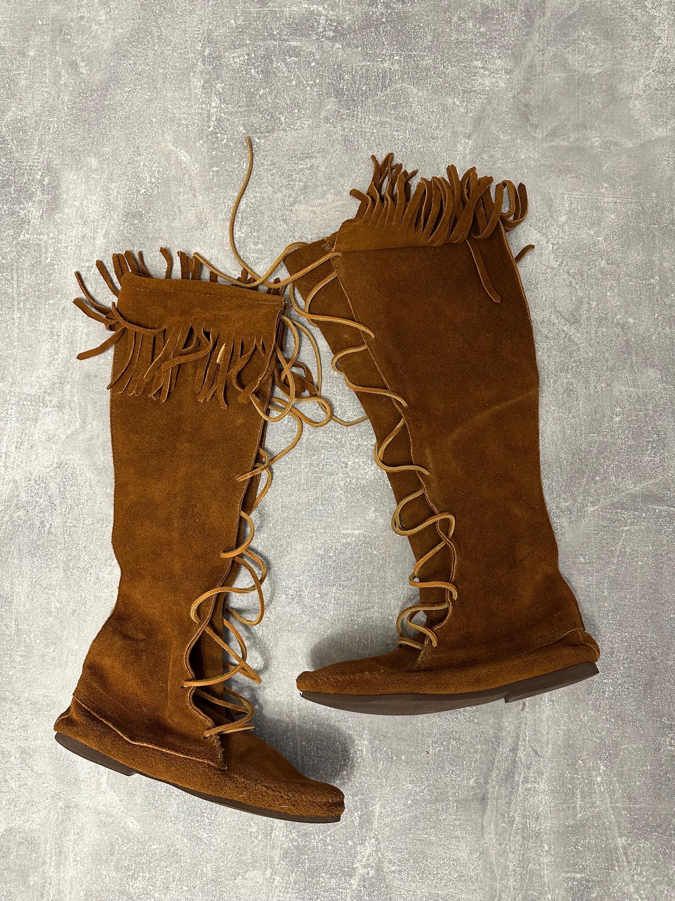 ヴィンテージ ミネトンカ ブーツ - Etsy 日本