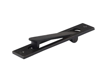 RWARE Forma Block Square Pocket Door Edge Pull | Solid Cast Bronze | Minimal Sliding Door Hardware