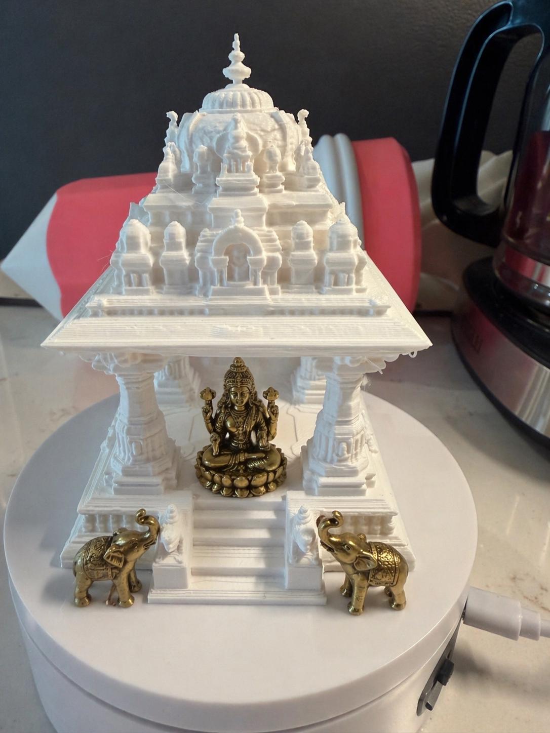 3d Printed Mini Temple|hindu Temple|desk Temple - Etsy
