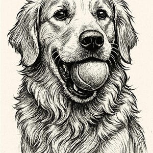 Golden Retriever Clip Art