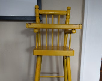 1950's wooden high chair
