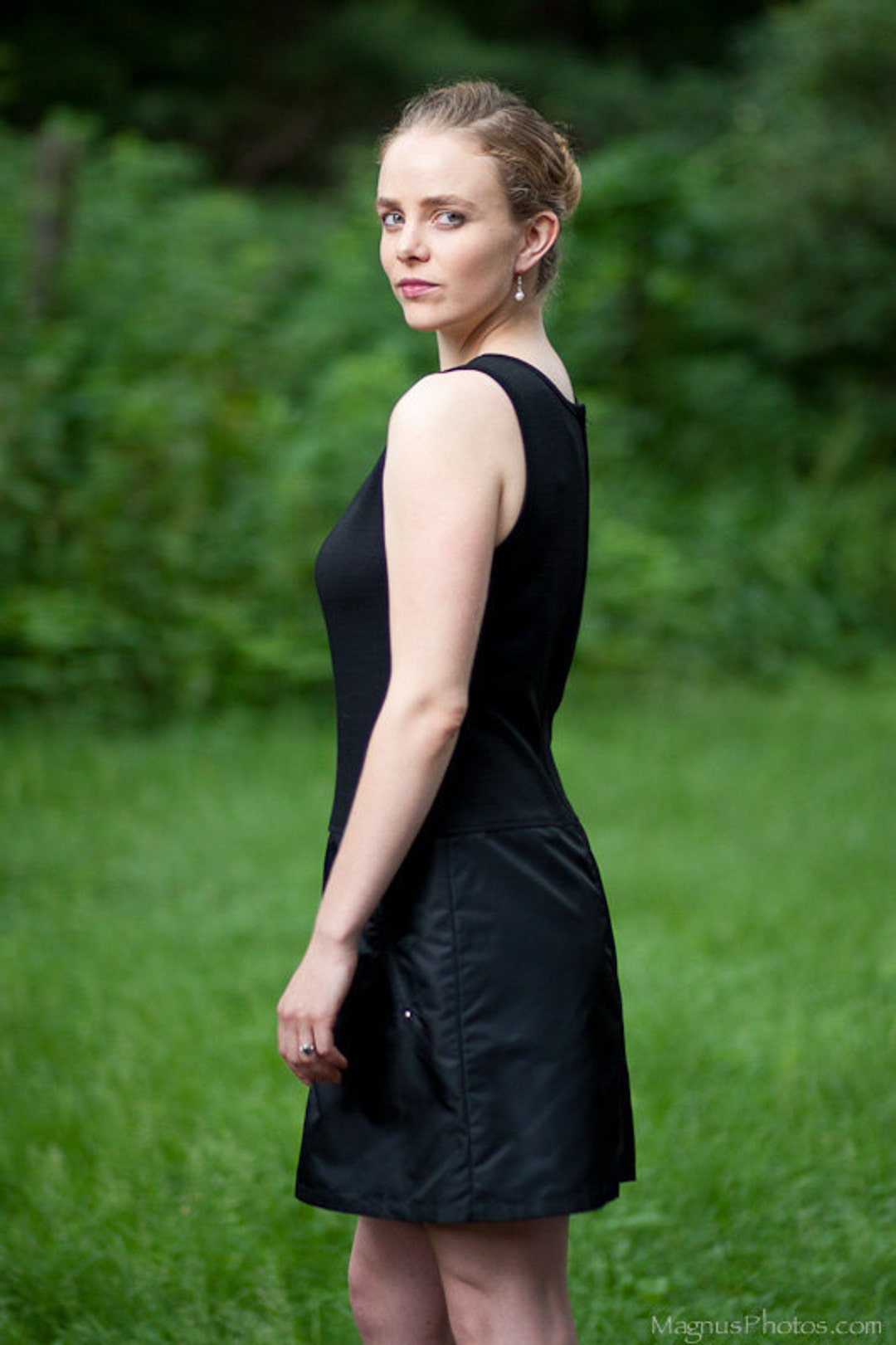ASMEE 2WAY I LINE KNIT DRESS