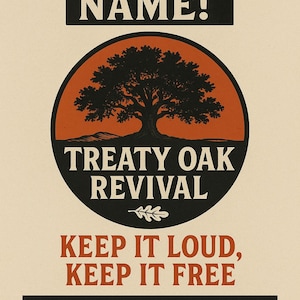 Cartão de aniversário Treaty Oak Revival – Estilo de álbum No Vacancy – Cartão de música country western – Presente rústico para impressão para ele ou ela
