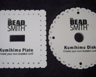 Kumihimo 6 inch foam Disk x 1, Round or Square