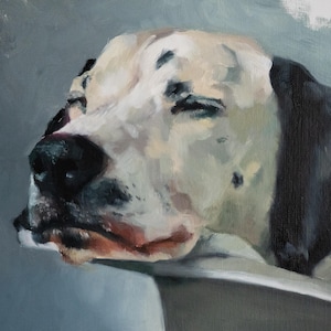 Custom Pet Portrait oil painting, custom dog oil painting, pet memorial, custom cat oil painting, hand painted pet portrait, art commission