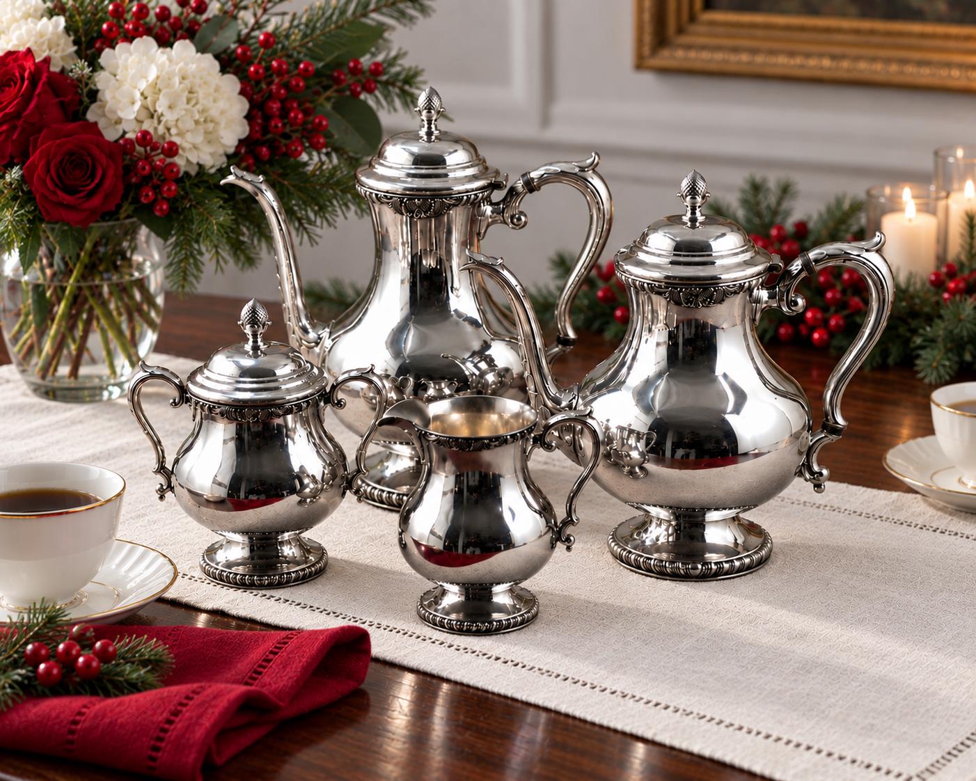 Silver Tea Pot Wallace - Etsy