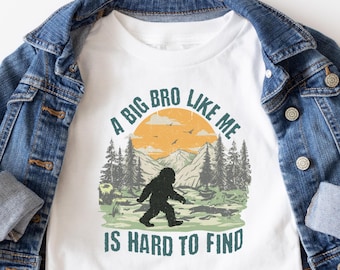 Funny Big Brother Shirt, Big Brother Reveal, Big Brother Announcement, Promoted to Big Bro, Big Foot Youth Tee, Adult Big Brother Gift