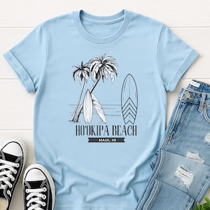 Maui beach T-shirt ,Maui vacation unisex shirt, Maui Surf tee, Gift for dad tshirt, Hawaii travel gift Maui souvenir, Summer Tropical shirt