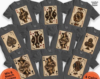 Teacher Halloween Shirts, Playing Cards Matching Teacher Team Costume, School Staff Halloween TShirt, Teacher Group Halloween Costume Tee