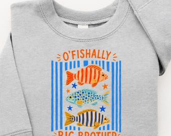 Big Brother Shirt, Big Brother Reveal, Promoted to Big Brother, Fishing Brother Announcement, Sibling Pregnancy Reveal, Big Bro Gift