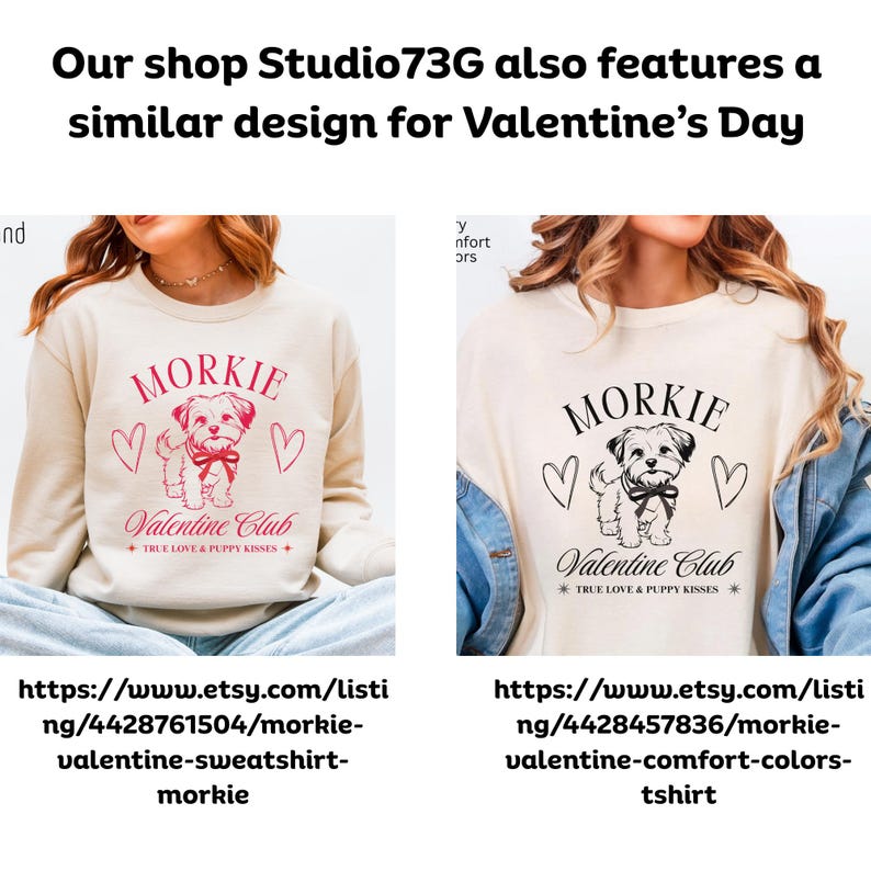 Morkie Christmas Sweatshirt, Morkie Mom Shirt, Christmas Dog Mom Tshirt, Womens holiday shirt, Cute Holiday Dog, Christmas Dog Lover Gift image 2