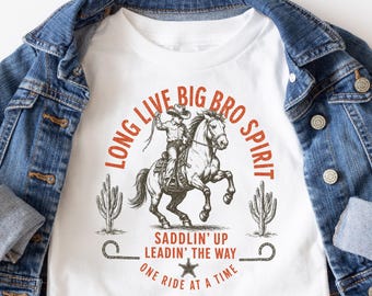Big Brother Western Reveal Shirt, Big Bro Cowboy Pregnancy Announcement, Promoted to Big Brother Tee, Cowboy Big Brother Tee, Hospital Gift