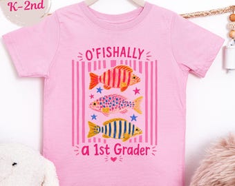 Back to School First Grade Shirt, First Day of 1st Grade Shirt, First Day of School Shirt, OFishally a First Grader, 1st Grade Outfit