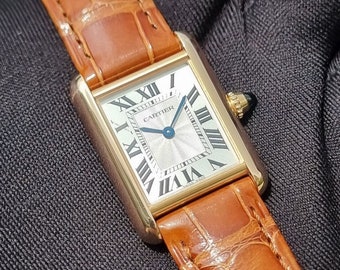 Cartier Tank Louis Small Roségold Rosa WGTA0010