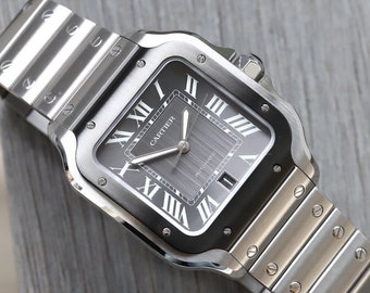 Cartier Santos De Cartier Grey ADLC Large Automatic WSSA0037