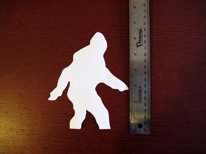 Sasquatch Clan Car Stickers Bigfoot Family Auto Decal Four