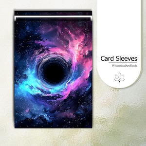 MTG Sleeves,TCG card sleeves,Cosmic Abyss Vortex Card Sleeves,Top Quality and Detailed Art Sleeves,Game Card Sleeves,Gift for gamer