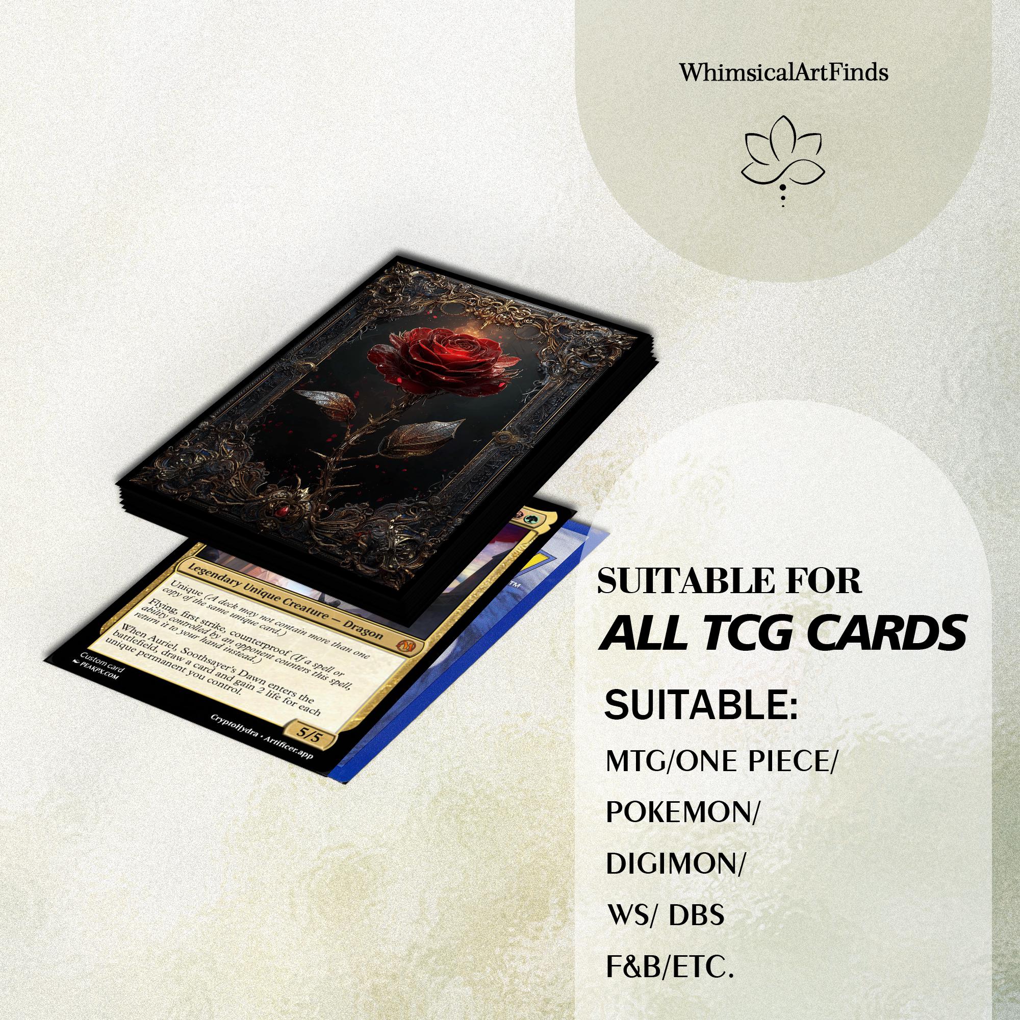 metal rose card sleeves Time of Legends: Joan of Arc Compatible Sleeve Bundle (8803 X 2 + 8810 X 1 + 8814 X 2) main image 0