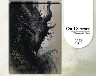 Bustine MTG, bustine TCG, bustina per carte TCG, bustine per carte Black Dragon, bustine artistiche di alta qualità e dettagliate, bustine per carte da gioco, regalo per giocatori