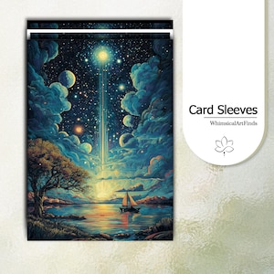 MTG Sleeves,TCG sleeves,tcg card sleeves,Voyage by the Starry River Card Sleeves,Top QualityArt Sleeves,Game Card Sleeves,mtg gamer gift