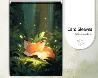 MTG Sleeves,TCG sleeves,tcg card sleeve,Cute Baby Fox Card Sleeves,Top Quality and Detailed Art Sleeves,Game Card Sleeves,Gift for gamer