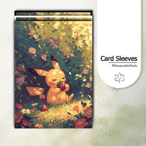 card sleeves with pikachu on it Mayday Premium 50 Clear Standard Card Sleeves 63.5 x 88mm main image 0