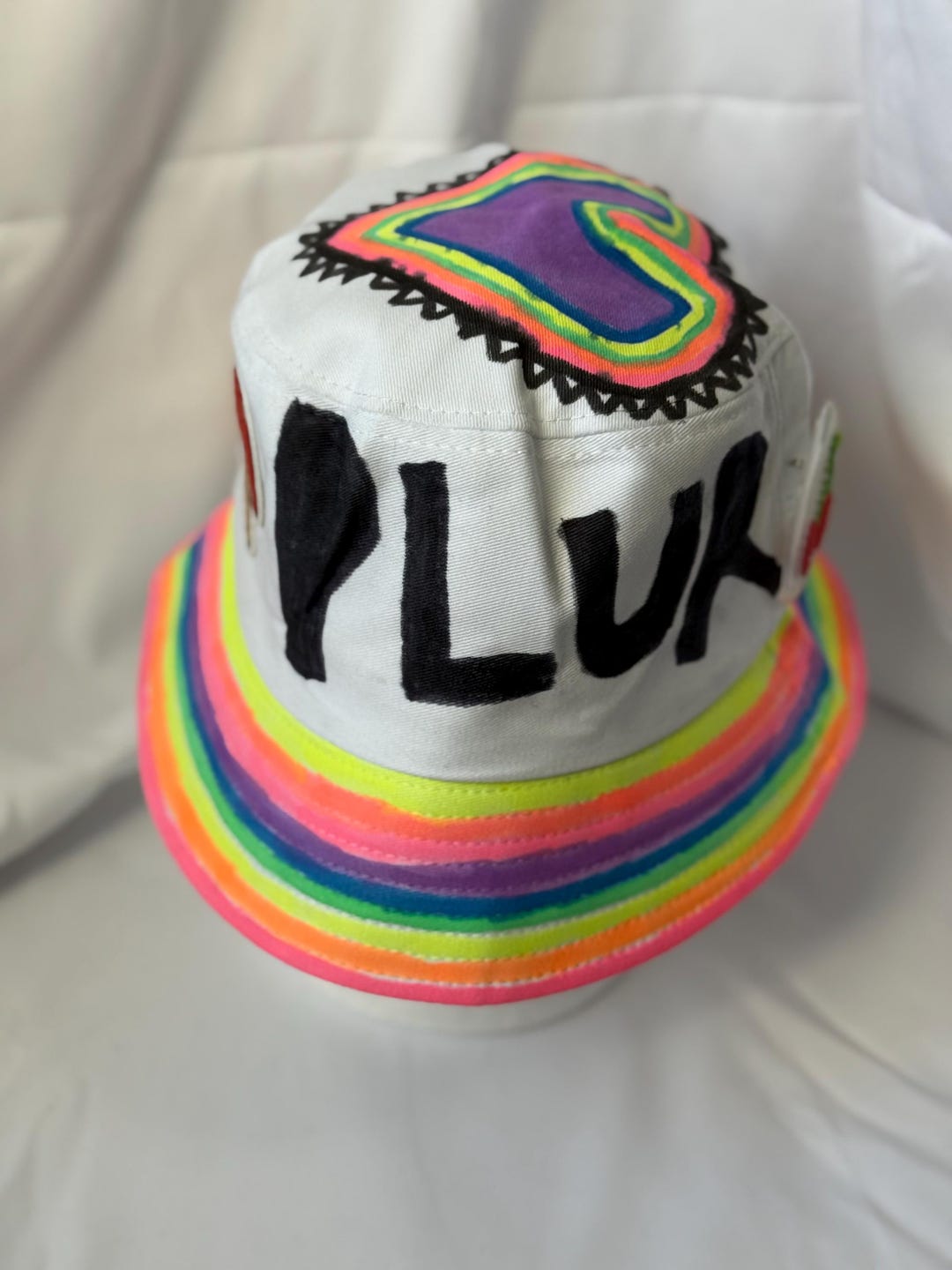Rainbow Rave Wave Bucket Hat - Etsy