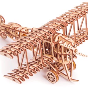 Plane: DIY Gift Laser Cut 3D Wooden Puzzle