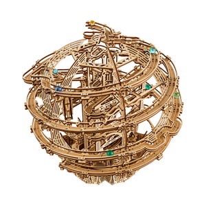 Gravity Marble Run: DIY Gift Laser Cut 3D Wooden Puzzle
