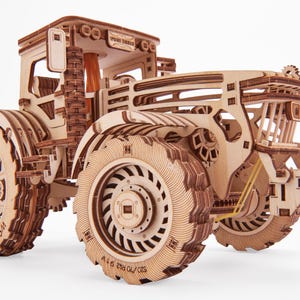 Tractor : DIY Gift Laser Cut 3D Wooden Puzzle