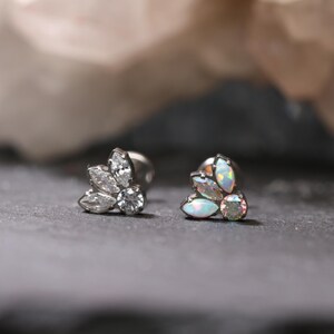 16/18G Lip bell cartilage piercing lip stud earrings Lip stud earrings earlobe earrings earrings women's gifts 5/6/7/8/10mm