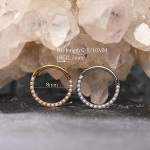 16G Nose Ring Hoop  Septum Piercing  Cartilage Earring nose rings studs A perfect gift for birthday, anniversary, bridesmaids