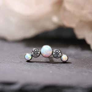 16/18G Lip bell cartilage piercing lip stud earrings Lip stud earrings earlobe earrings earrings women's gifts 5/6/7/8/10mm