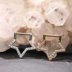 Piercing de septo e cartilagem de argola de nariz 16G, brinco de argola de nariz, um presente perfeito para aniversário, aniversário, madrinhas de 8 mm