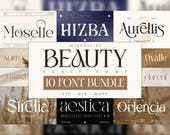 10 Luxury Serif Fonts Bundle | Elegant Branding, Logos, Wedding (Commercial Use)
