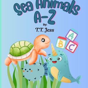Animales marinos A-Z: Copia impresa