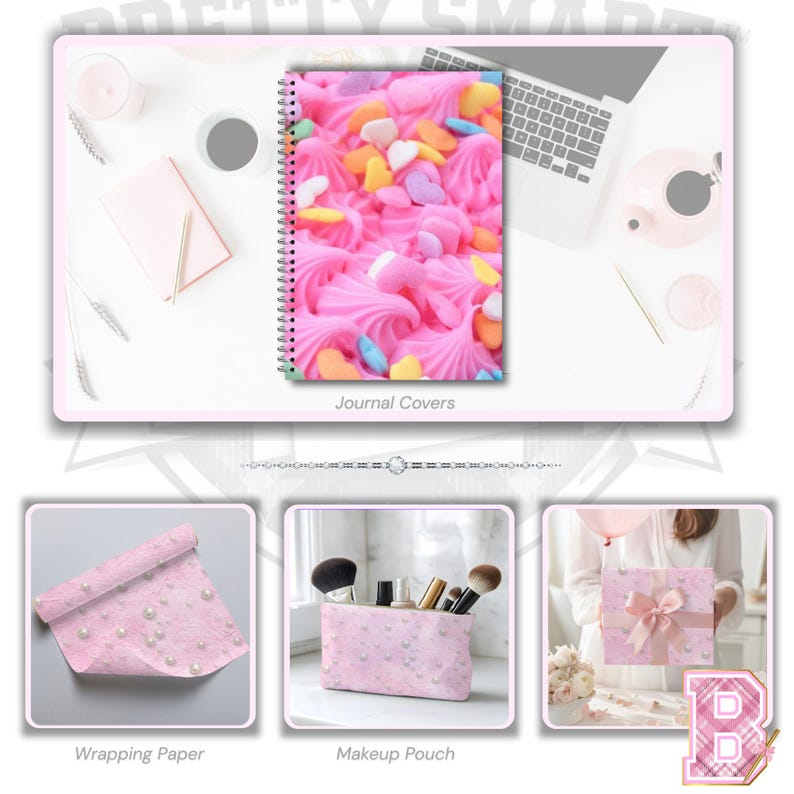 Frost Me Pretty | Icing Digital Paper, Frosting Social Media Template ...