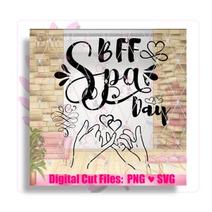 BFF chemises, chemise BFF Spa, meilleurs amis Spa jour, meilleurs amis svg, meilleur ami Spa anniversaire SVG, filles Spa jour svg, meilleur ami coloriage Tee