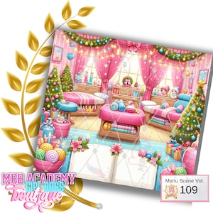 Scena spa per bambini, volantino spa per bambini, illustrazione spa per bambini, carta spa per bambini, documenti spa per bambini, carta digitale spa per bambini, carta glamour spa per bambini