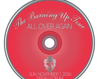 Jonas Brothers Burning Up Tour Custom Sticker