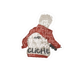 MGK Inspired Cliché Sticker Kiss-Cut Vinyl Decal