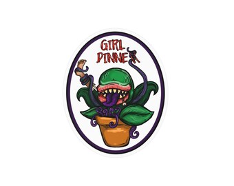 Man-eater plant Sticker | Kiss-Cut Vinyl Decal, Botanical Creature