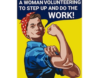 Rosie the Riveter Smosh Inspired Art | Empowering Matte Poster