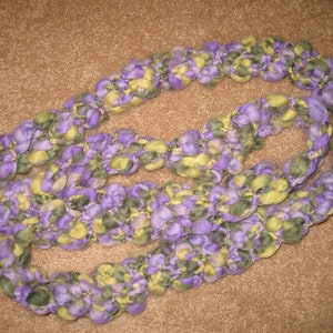 Fabulously fashionable purple skinny scarf image 4