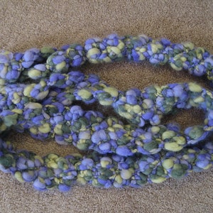 Fabulously fashionable purple skinny scarf image 3