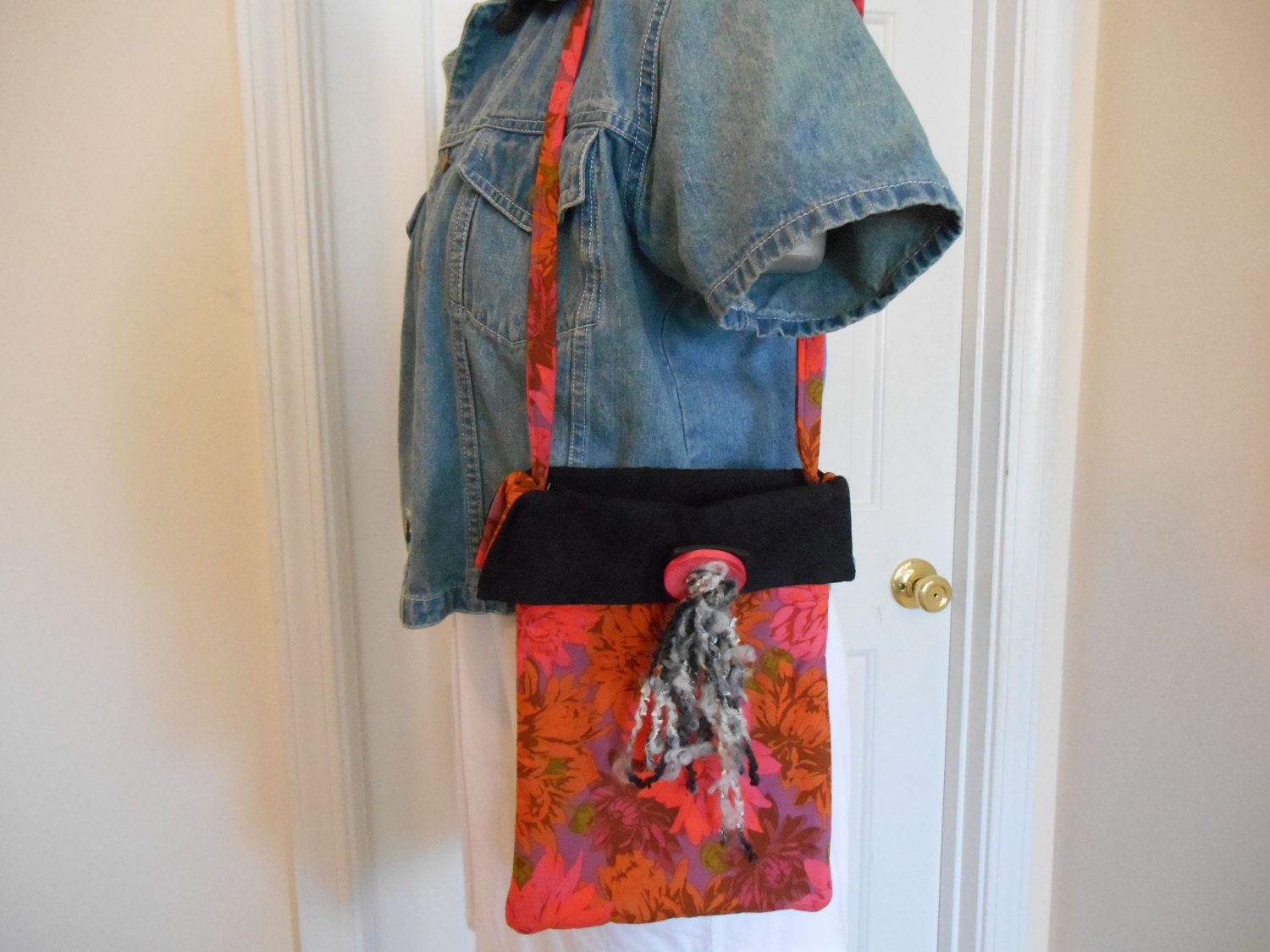 【AAKE】FLOWER PATTERN HIP SACK Hexagon Flower Harlason Hip Bag – Sweet Belle Bags