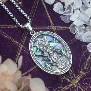 Hecate Necklace: 925 Sterling Silver Triple Moon Goddess Pendant