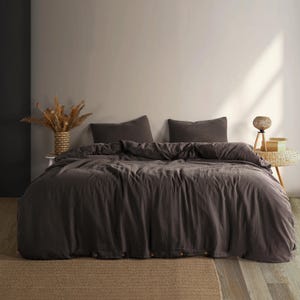 brown king size duvet cover