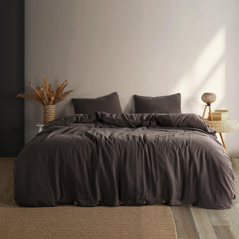 brown king size duvet cover