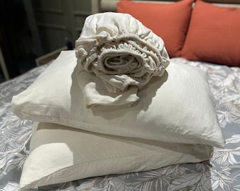 Champagne Fitted Sheet Set, 3 PCS %100 Organic Cotton Fitted Sheet Set, Ultra Soft, Lightweight and Breathable Muslin Fitted Sheet Set